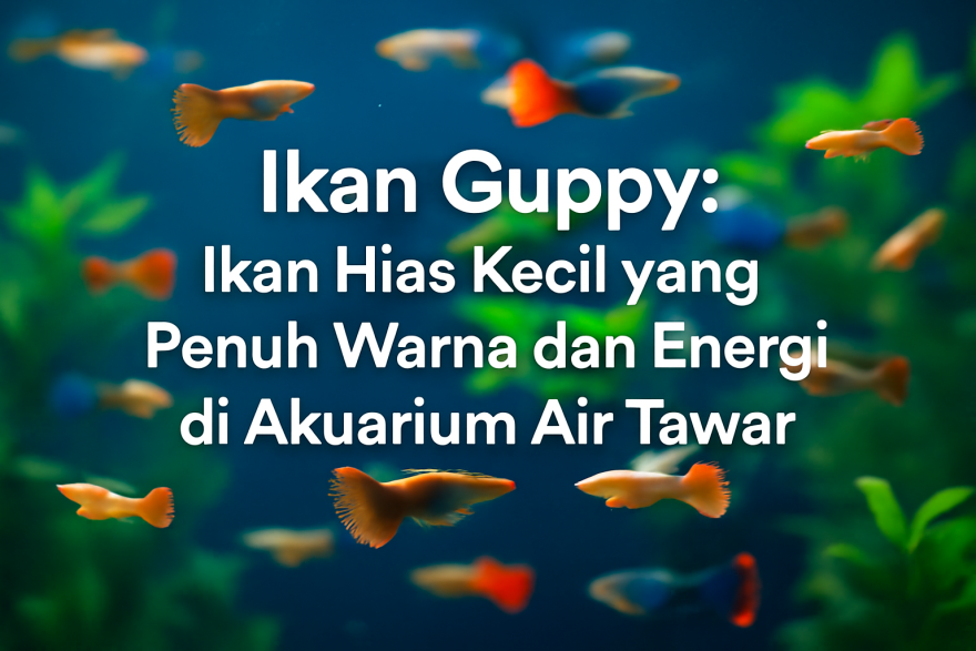 Ikan Guppy: Ikan Hias Kecil yang Penuh Warna dan Energi di Akuarium Air Tawar