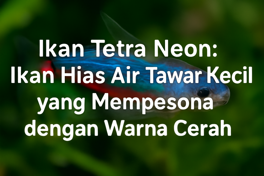 Ikan Tetra Neon: Ikan Hias Air Tawar Kecil yang Mempesona dengan Warna Cerah