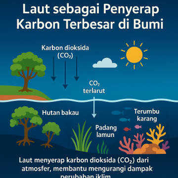 Laut sebagai Penyerap Karbon Terbesar di Bumi
