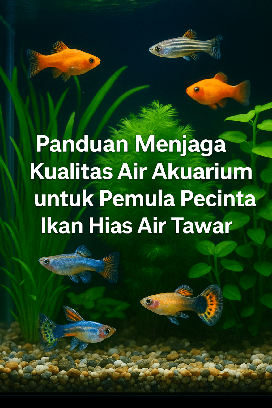 Panduan Menjaga Kualitas Air Akuarium untuk Pemula Pecinta Ikan Hias Air Tawar