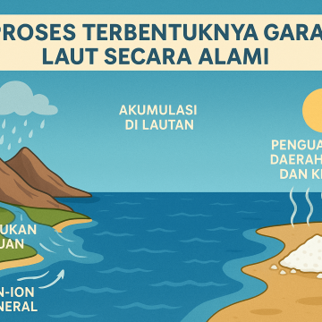Proses Terbentuknya Garam Laut secara Alami