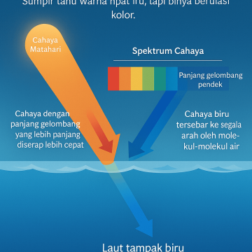 Mengapa Laut Terlihat Biru? Penjelasan Ilmiah yang Menarik