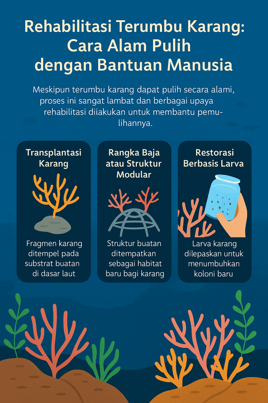 Rehabilitasi Terumbu Karang: Cara Alam Pulih dengan Bantuan Manusia