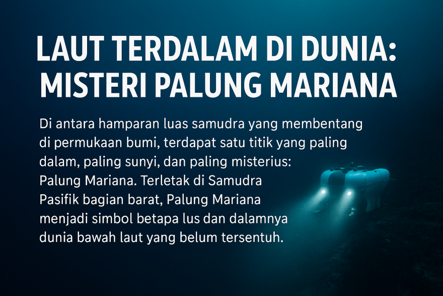 Laut Terdalam di Dunia: Misteri Palung Mariana