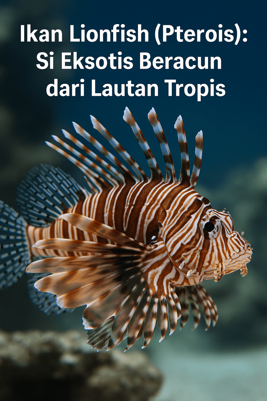 Ikan Lionfish (Pterois): Si Eksotis Beracun dari Lautan Tropis