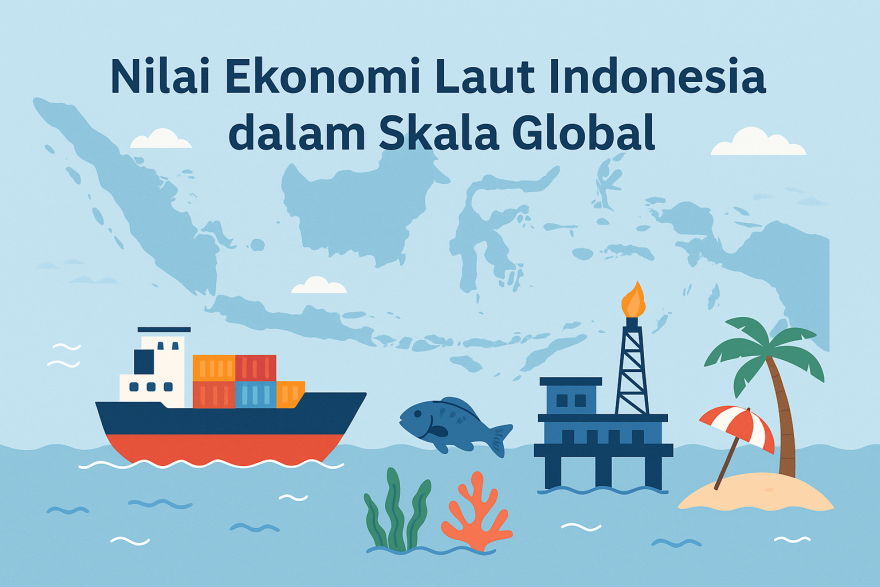 Nilai Ekonomi Laut Indonesia dalam Skala Global