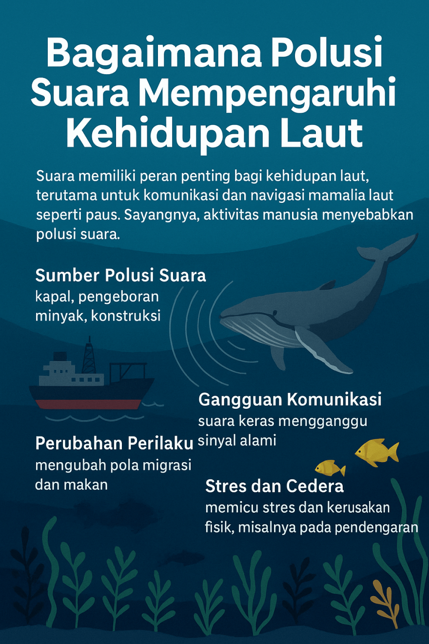 Bagaimana Polusi Suara Mempengaruhi Kehidupan Laut