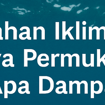 Perubahan Iklim dan Naiknya Permukaan Laut: Apa Dampaknya?