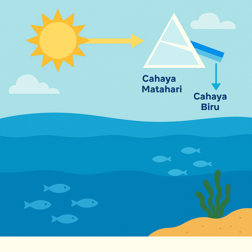 Mengapa Laut Berwarna Biru?