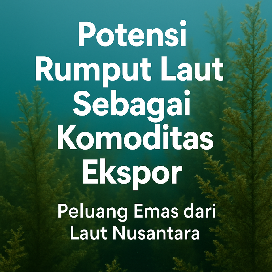 Potensi Rumput Laut Sebagai Komoditas Ekspor: Peluang Emas dari Laut Nusantara