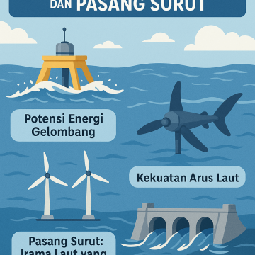 Energi Terbarukan dari Laut: Gelombang, Arus, dan Pasang Surut