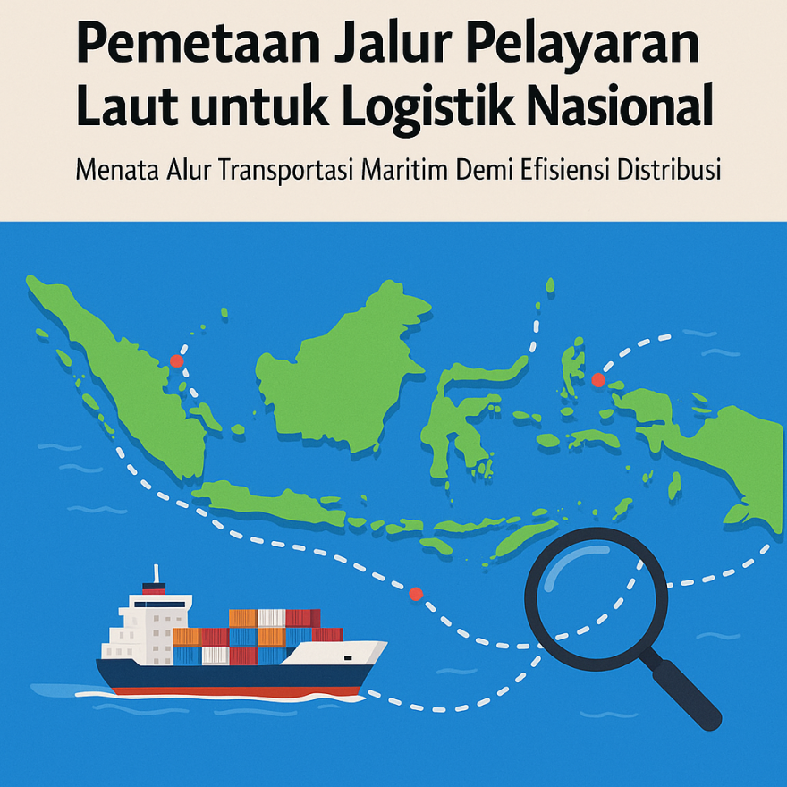Pemetaan Jalur Pelayaran Laut untuk Logistik Nasional