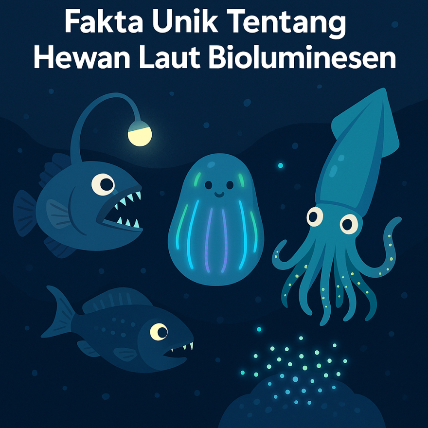 Fakta Unik Tentang Hewan Laut Bioluminesen