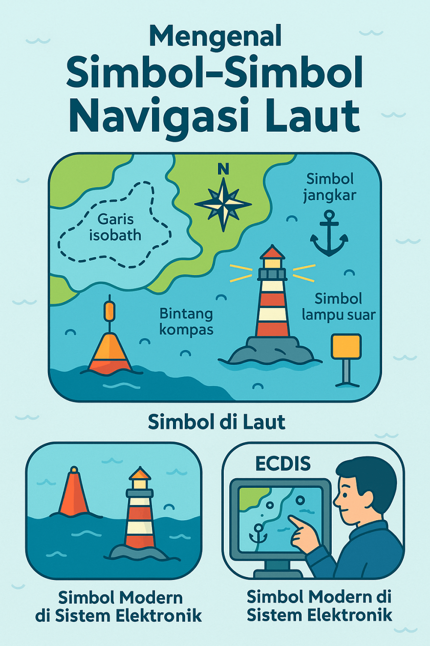 Mengenal Simbol-Simbol Navigasi Laut