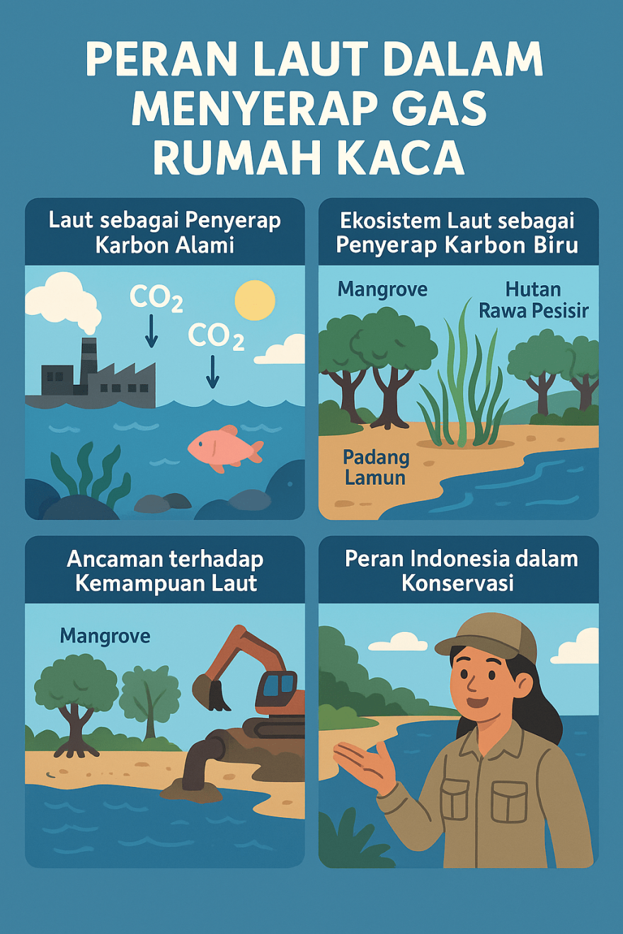 Peran Laut dalam Menyerap Gas Rumah Kaca