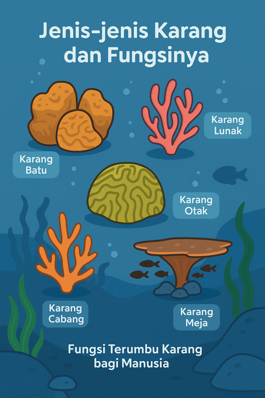 Jenis-jenis Karang dan Fungsinya