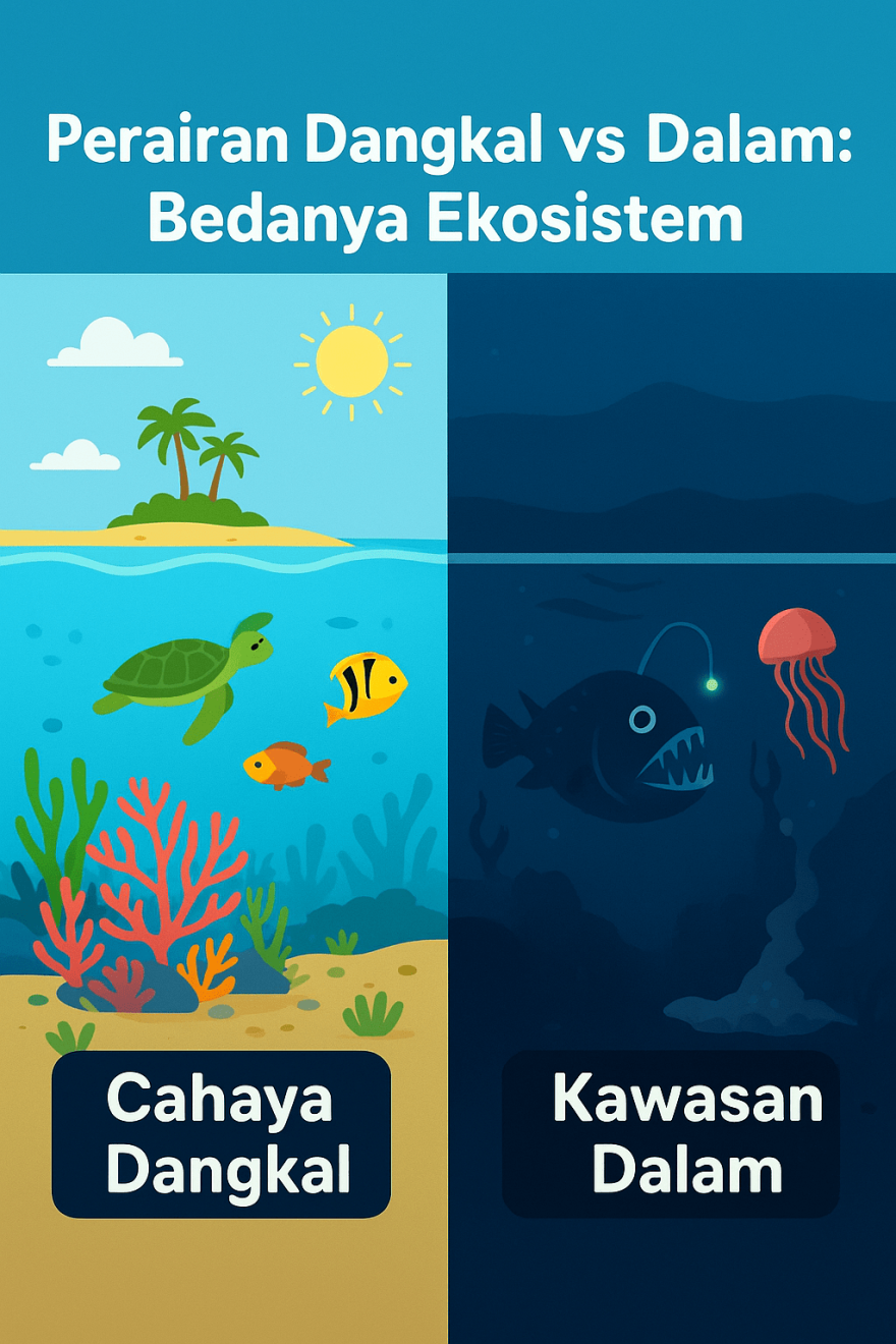 Perairan Dangkal vs Dalam: Bedanya Ekosistem