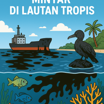 Jejak Tumpahan Minyak di Lautan Tropis