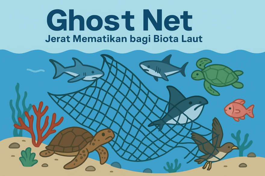 Ghost Net: Jerat Mematikan bagi Biota Laut
