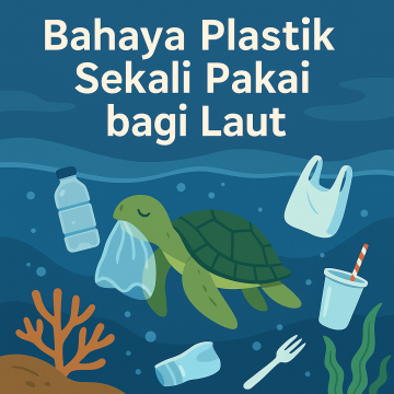 Bahaya Plastik Sekali Pakai bagi Laut