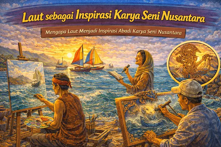 laut sebagai inspirasi karya seni nusantara