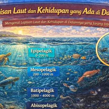 lapisan laut dan kehidupan yang ada di dalamnya