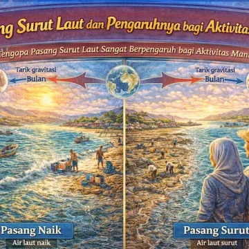 pasang surut laut dan pengaruhnya bagi aktivitas manusia