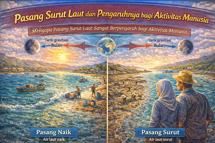pasang surut laut dan pengaruhnya bagi aktivitas manusia