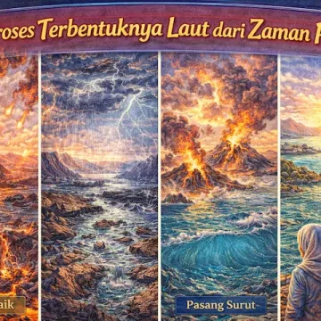 proses terbentuknya laut dari zaman purba