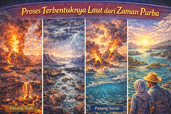 Proses Terbentuknya Laut dari Zaman Purba proses terbentuknya laut dari zaman purba