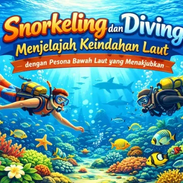 “snorkeling dan diving menjelajah keindahan laut terumbu karang”
