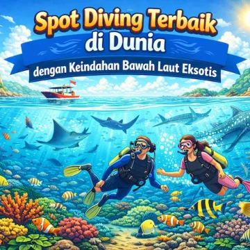 “spot diving terbaik di dunia dengan terumbu karang indah”