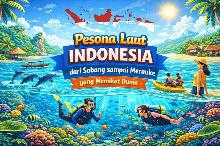 “pesona laut indonesia sabang sampai merauke panorama eksotis”