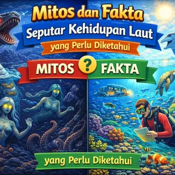 “mitos fakta kehidupan laut dengan makhluk bawah laut unik”
