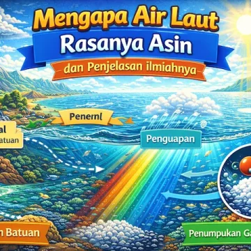 Mengapa Air Laut Rasanya Asin dan Penjelasan Sederhana yang Jarang Diketahui “mengapa air laut asin dengan proses alami di laut”
