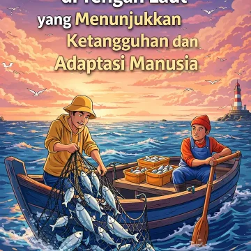 Kehidupan Sehari-Hari di Tengah Laut yang Menunjukkan Ketangguhan dan Adaptasi Manusia “kehidupan sehari hari di tengah laut dengan aktivitas nelayan”
