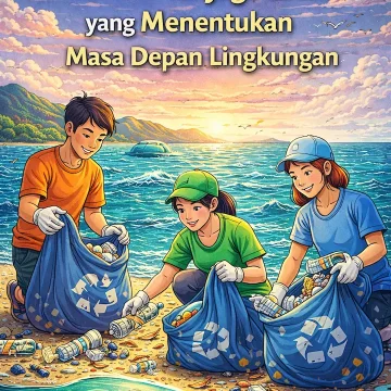 Peran Generasi Muda dalam Menjaga Laut yang Menentukan Masa Depan Lingkungan “generasi muda menjaga laut dengan kegiatan bersih pantai”