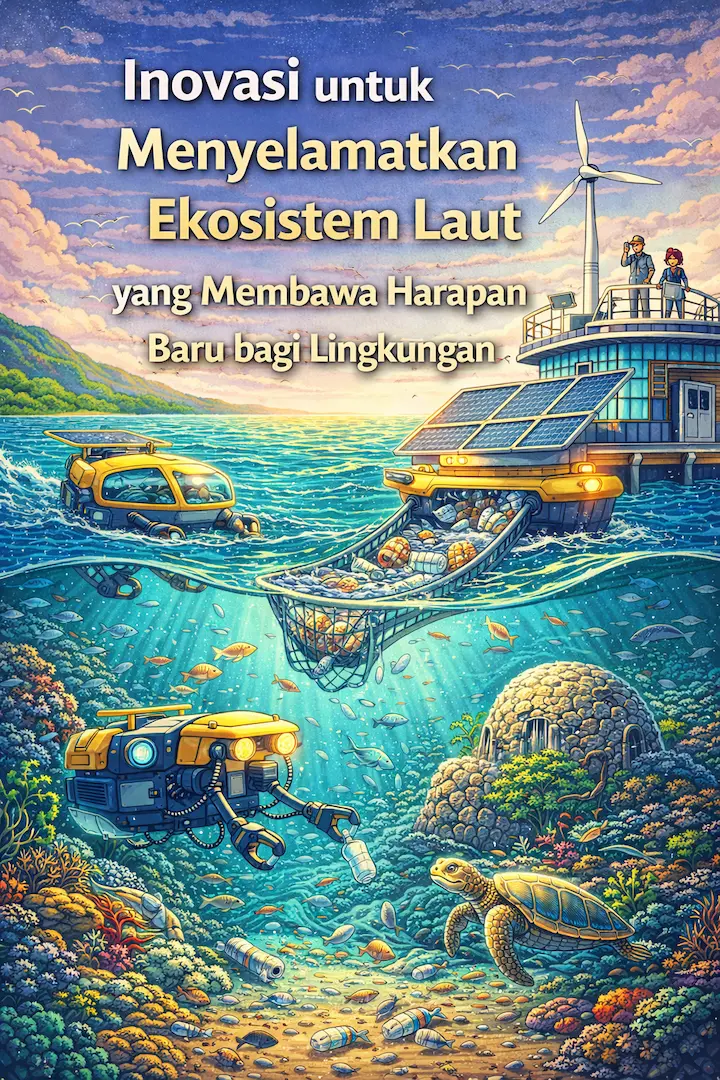 “inovasi ekosistem laut dengan teknologi untuk pelestarian laut”