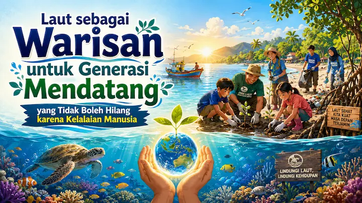 Laut sebagai Warisan untuk Generasi Mendatang yang Tidak Boleh Hilang karena Kelalaian Manusia