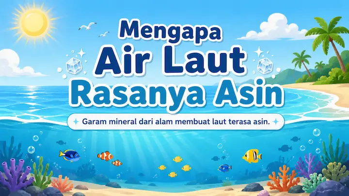 “mengapa air laut asin melalui proses alami laut dan garam mineral”
