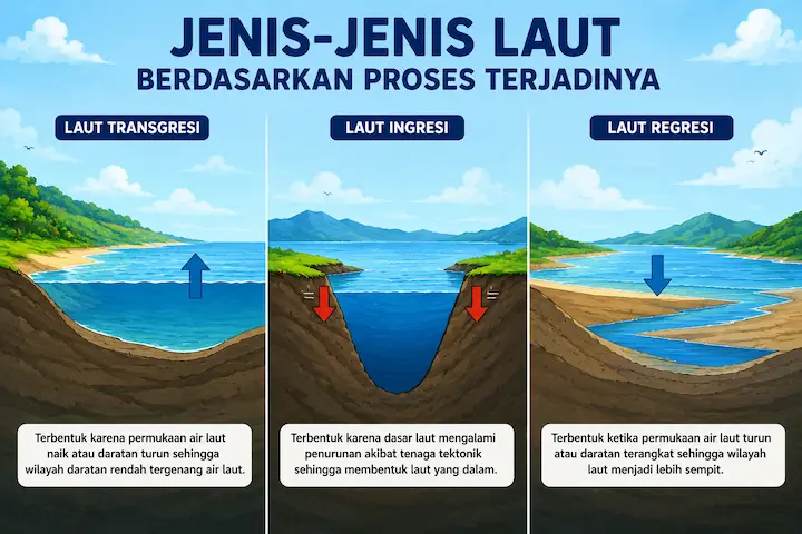Jenis-Jenis Laut Berdasarkan Proses Terjadinya yang Jarang Dipahami Banyak Orang “jenis-jenis laut berdasarkan proses terjadinya dalam ilmu kelautan”