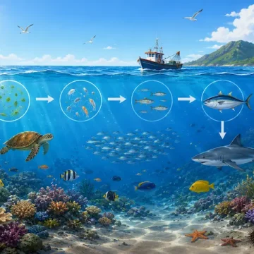 Ekosistem Laut dan Cara Kerjanya yang Menunjukkan Keajaiban Alam di Bawah Permukaan Air “ekosistem laut dan cara kerjanya dengan terumbu karang, ikan, dan biota laut”