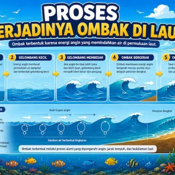 Proses Terjadinya Ombak di Laut yang Ternyata Menyimpan Cara Kerja Alam yang Menakjubkan “proses terjadinya ombak di laut akibat tiupan angin dan energi laut”