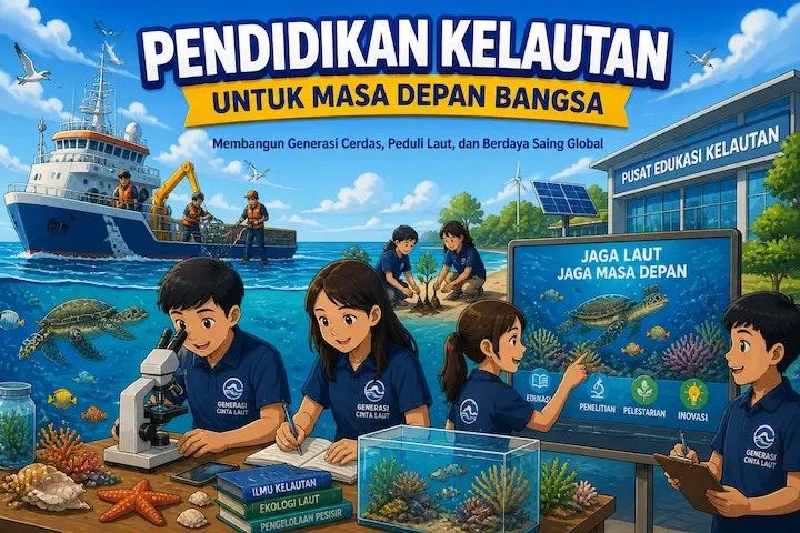 “pendidikan kelautan untuk masa depan bangsa melalui pembelajaran laut modern”