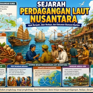 Sejarah Perdagangan Laut Nusantara yang Mengubah Arah Ekonomi dan Budaya Dunia “perdagangan laut Nusantara dengan kapal dagang, pelabuhan, dan jalur rempah”