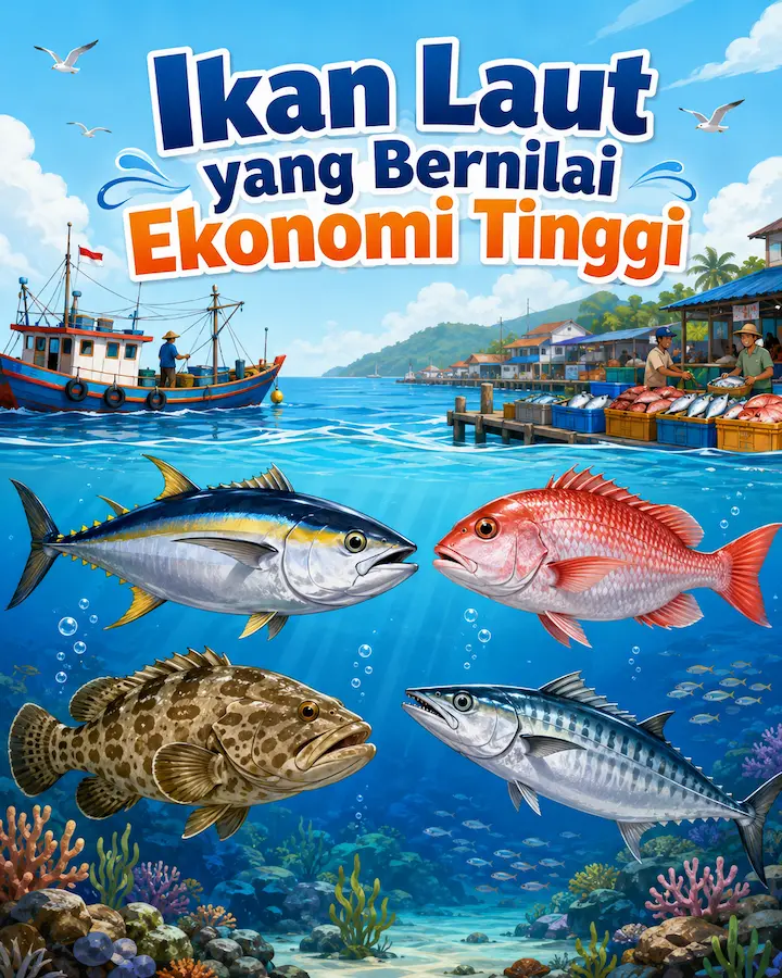 “ikan laut bernilai ekonomi tinggi sebagai hasil laut penting bagi masyarakat pesisir”