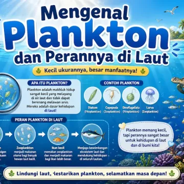 “mengenal plankton dan perannya di laut sebagai penopang kehidupan laut”