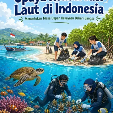 Upaya Konservasi Laut di Indonesia yang Menentukan Masa Depan Kekayaan Bahari Bangsa konservasi laut di Indonesia dengan terumbu karang, ikan, dan masyarakat pesisir